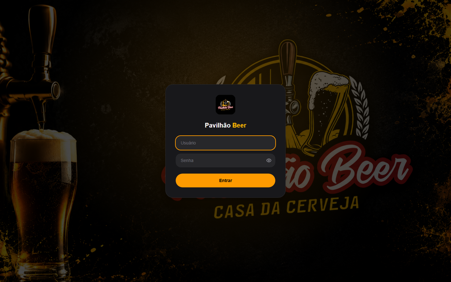 Tela de login